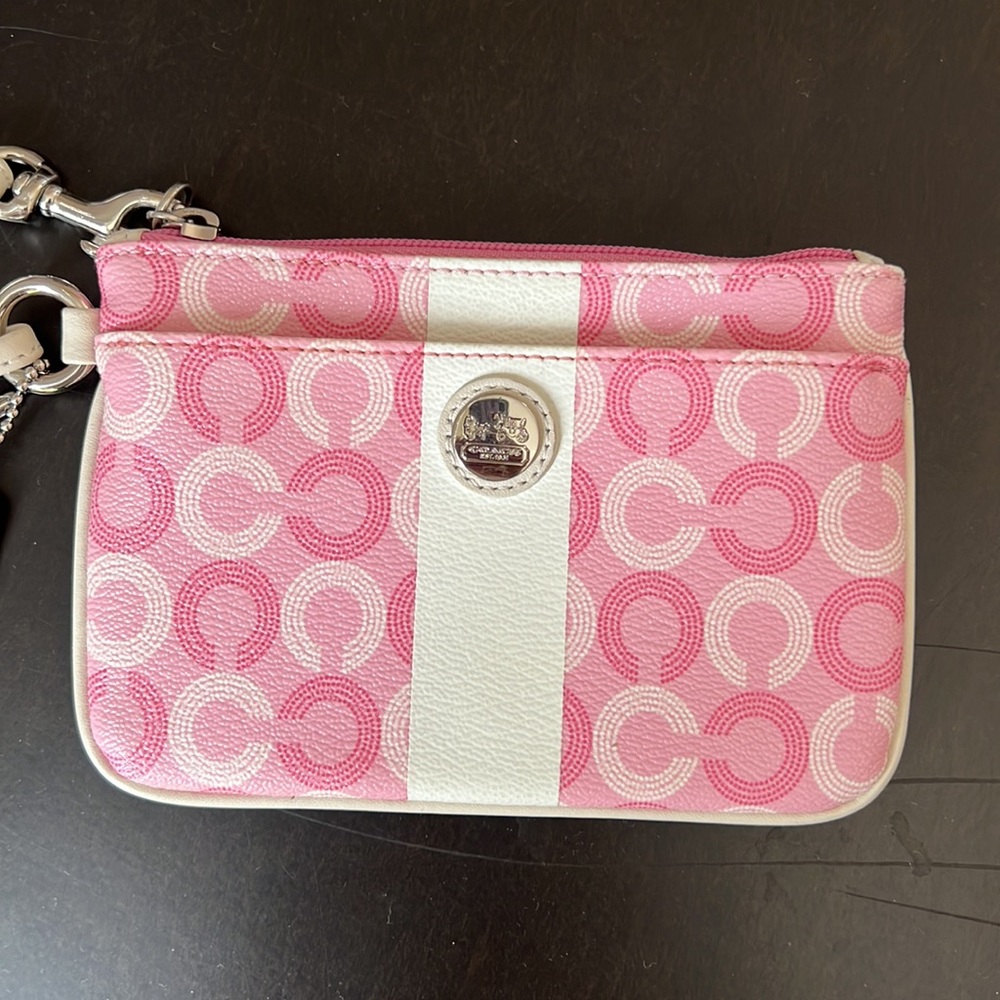 Coach Signature Wristlet